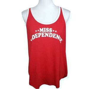 ARIZONA MISS INDEPENDANCE RED TANK TOP SZ.XXL EUC.
